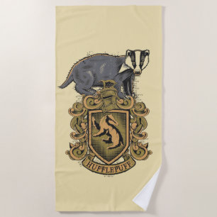 Toalla De Playa Harry Potter Escudo de Hufflepuff con Badger