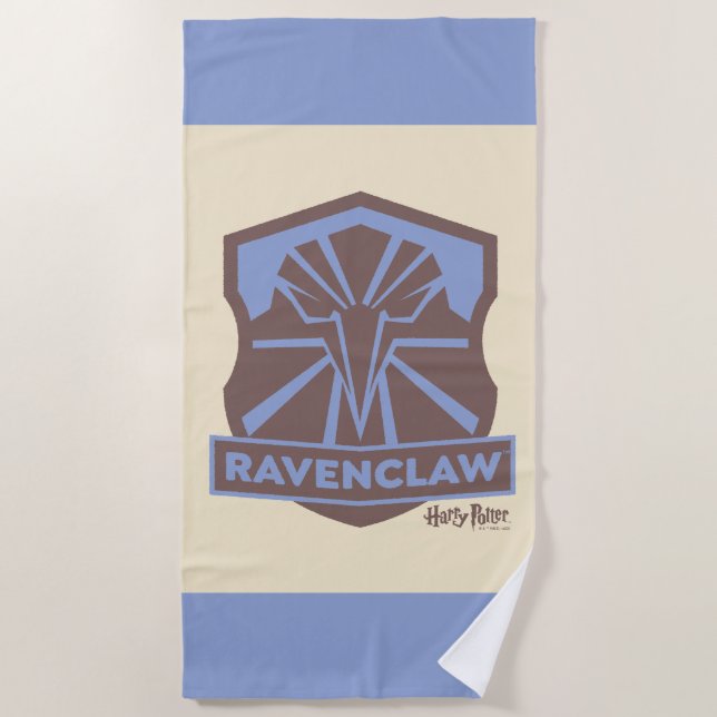 Toalla De Playa HARRY POTTER™ | Escudo Summer Magic RAVENCLAW™ (Anverso)