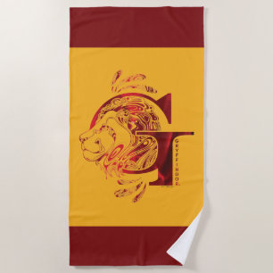 Toalla De Playa Harry Potter   Gráfico Aguamenti GRYFFINDOR™