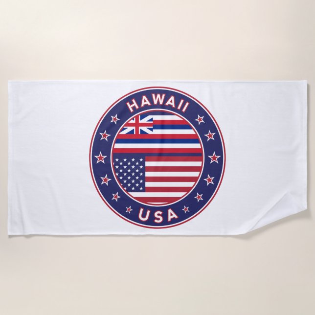 Toalla De Playa Hawái (Anverso)