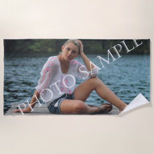 Toalla De Playa ¡Haz lo tuyo! Foto personalizada