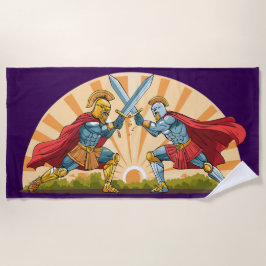 Toalla De Playa Hector and Achilles