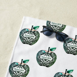 Toalla De Playa Heirani808 Isla Tropical Tribal Apple Blanket