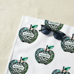 Toalla De Playa Heirani808 Isla Tropical Tribal Apple Blanket