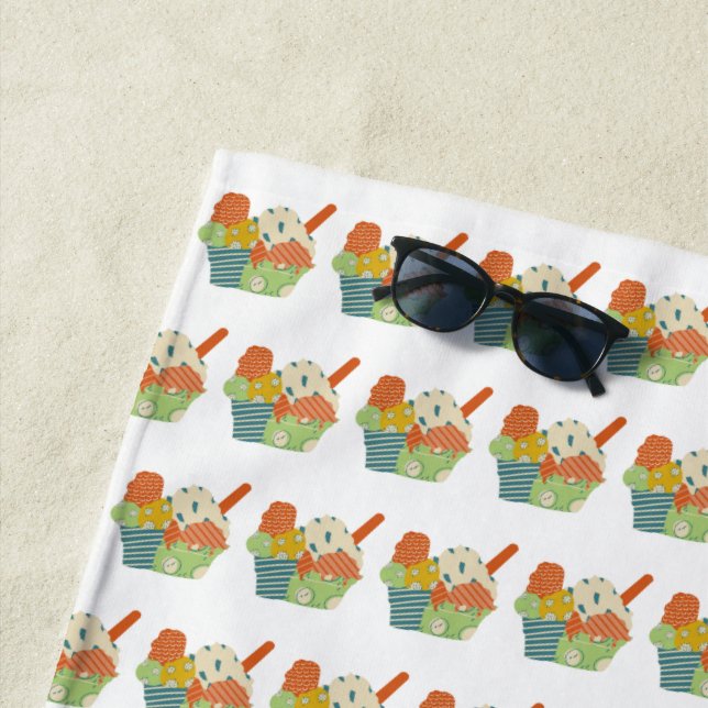 Toalla De Playa helado (In situ)