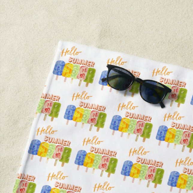 Toalla De Playa helado de verano (In situ)