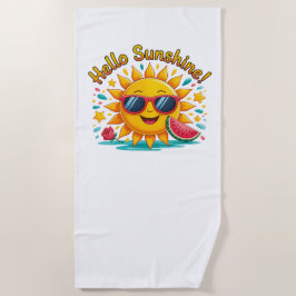 Toalla De Playa Hello Summer