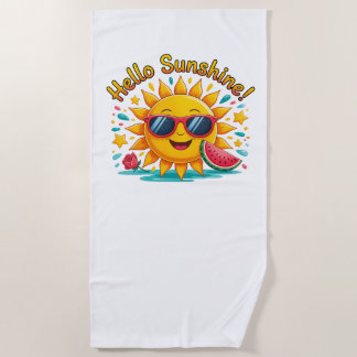 Toalla De Playa Hello Summer 
