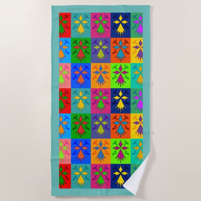 Toalla De Playa Hermine Pop (Anverso)