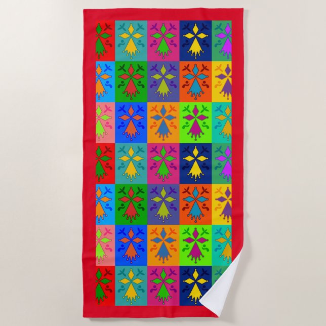 Toalla De Playa Hermine Pop (Anverso)