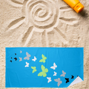 Toalla De Playa Hermoso Orgullo de Mariposa Agénero