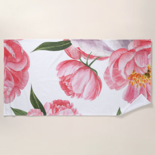Toalla De Playa Hermosos Rosas