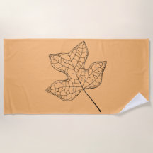 Hoja de Tulipán Ilustrada