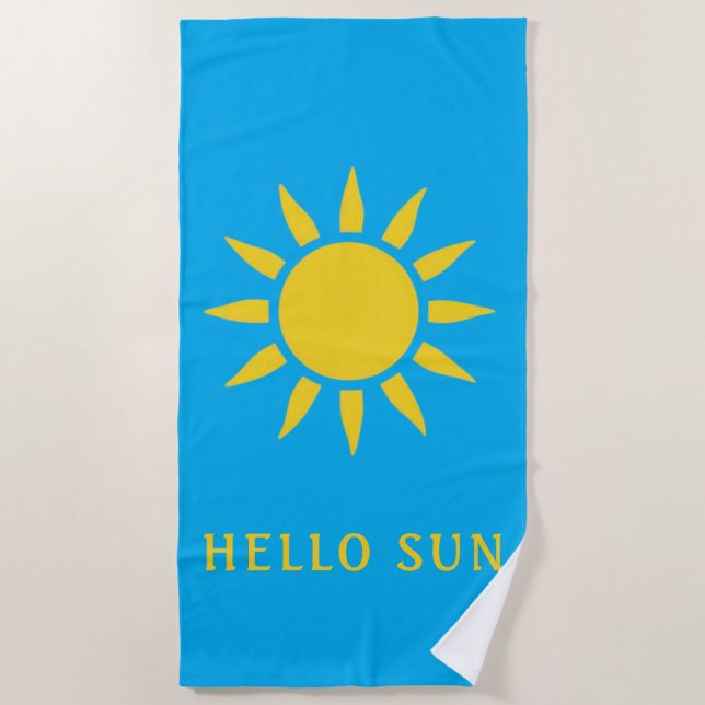 Toalla De Playa Hola Sol (Anverso)