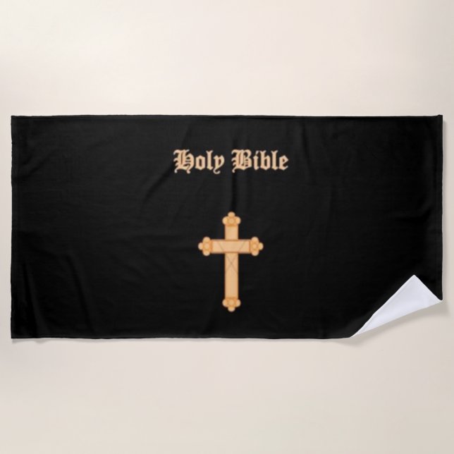 TOALLA DE PLAYA HOLY BIBLE (Anverso)