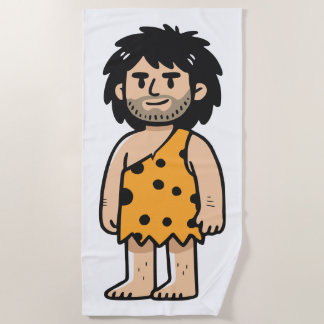 Toalla De Playa hombre de la cueva Throk