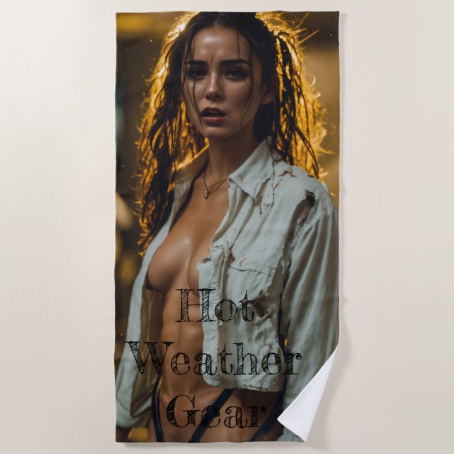 Toalla De Playa Hot Weather Gear Beach Towel (Anverso)