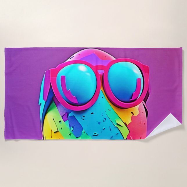 Toalla De Playa Huevo colorido de Guay (Anverso)