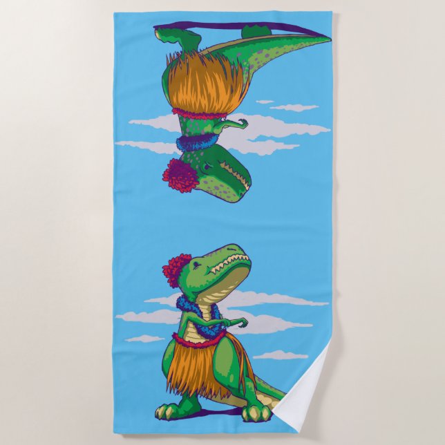 Toalla De Playa Hula Rex (Anverso)