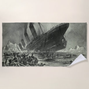 Toalla De Playa Hundimiento de RMS Titanic