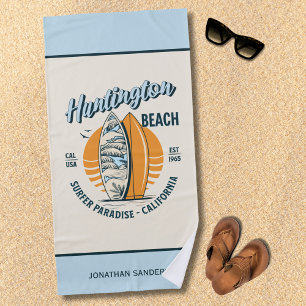 Toalla De Playa Huntington Beach California Funny California Beach