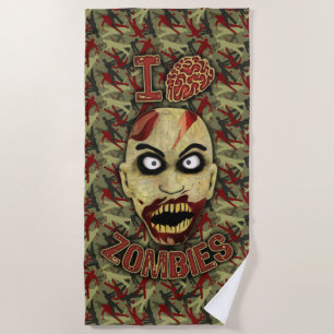 Toalla De Playa I zombis del cerebro