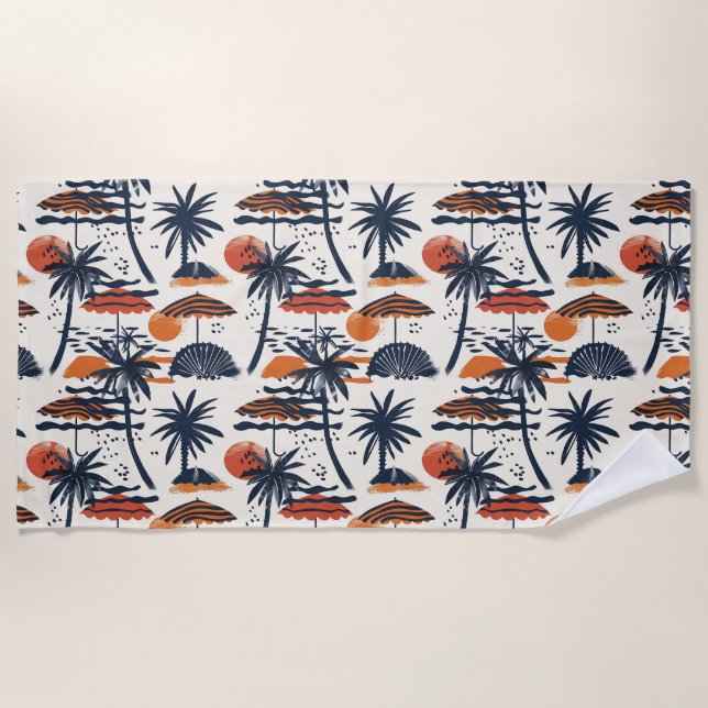 Toalla De Playa Ibiza Icónica destinos europeos (Anverso)