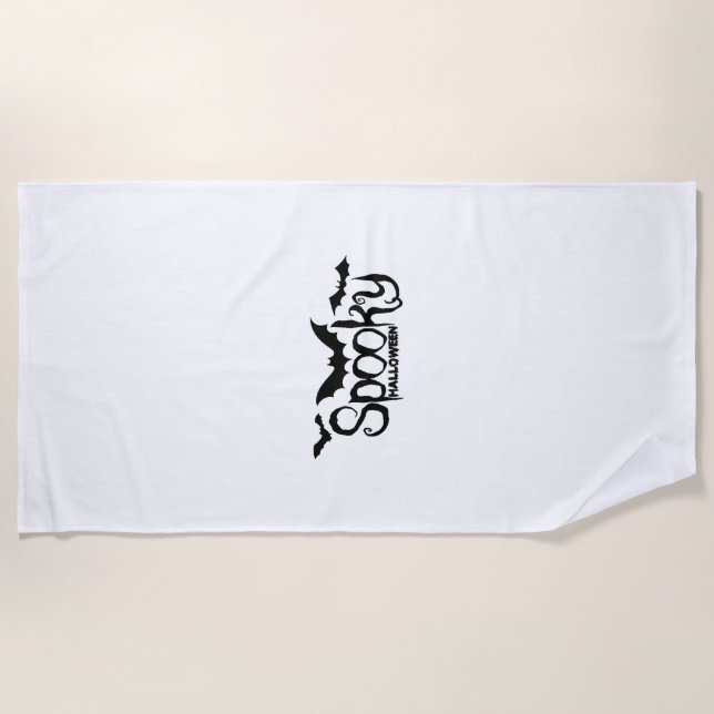Toalla De Playa Ideas de fiesta de Halloween  Halloweentee  Hallow (Anverso)