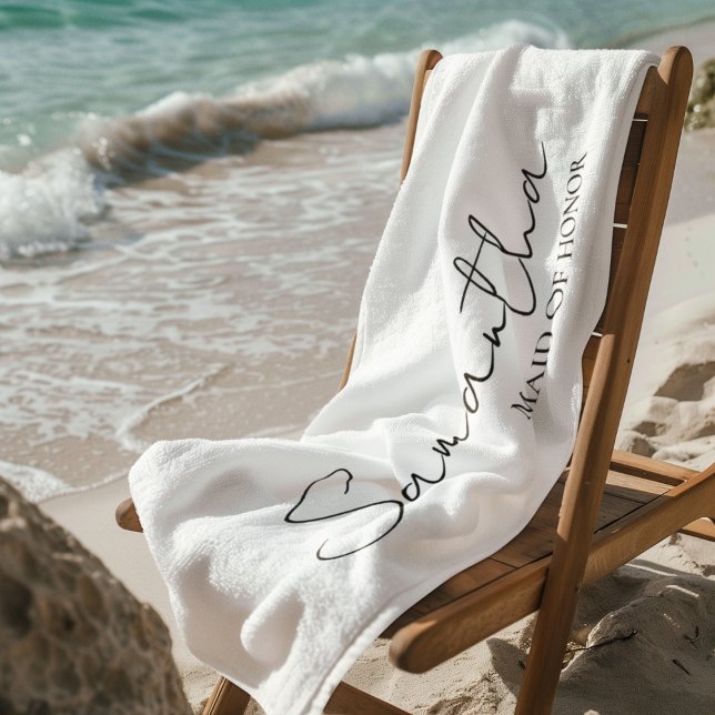 Toalla De Playa Ideas De Regalo De Honor Personalizadas (Subido por el creador)