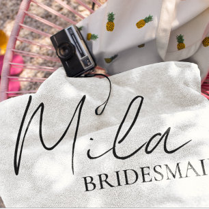 Toalla De Playa Ideas de regalos personalizados para damas de hono