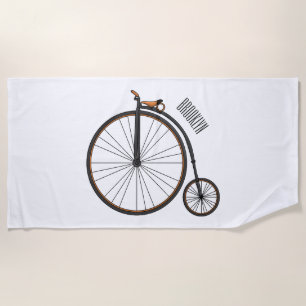Toalla De Playa Ilustracion de personalizado de bicicletas de alta