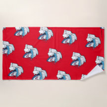 Ilustracion de Personalizado de tiburón inodoro