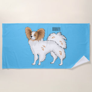 Toalla De Playa Ilustracion de personalizado papillon