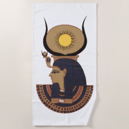 Toalla De Playa Ilustración del antiguo dios egipcio Osiris