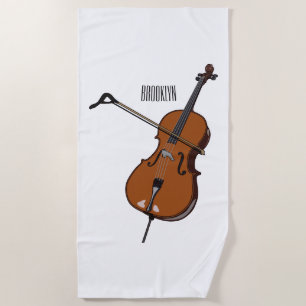 Toalla De Playa Ilustracion personalizado Cello