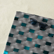 Imagen cian bajo placas grises, formas rectangular