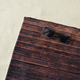 Toalla De Playa Imagen de Foto Primer Plano de Tablas de Madera co