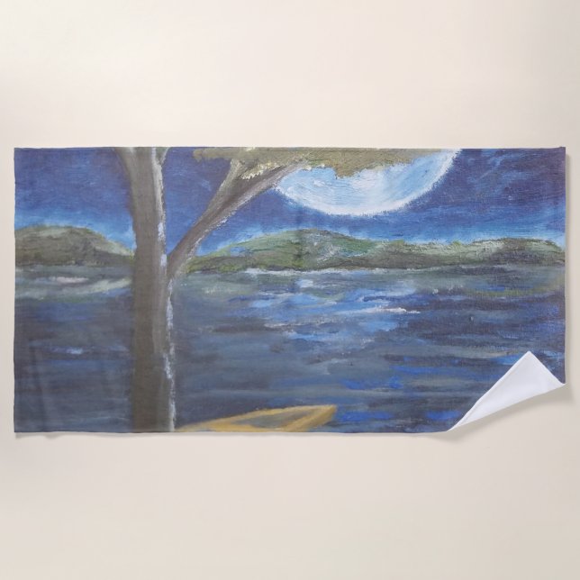 Toalla De Playa Imagen de la obra Sobriedad (Anverso)