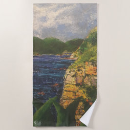 Toalla De Playa Imagen de mi obra La roca