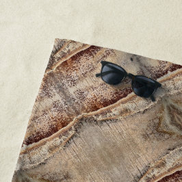 Toalla De Playa Imagen fotográfica de cerca de la textura del tron