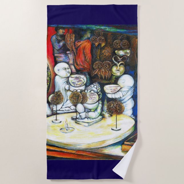 Toalla De Playa Impermeable por el desafío (Anverso)