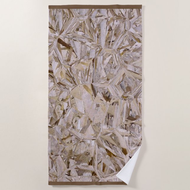 Toalla De Playa Impresión de hojas de contrachapado de construcció (Anverso)