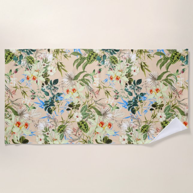 Toalla De Playa Impresión hawaiana (Anverso)