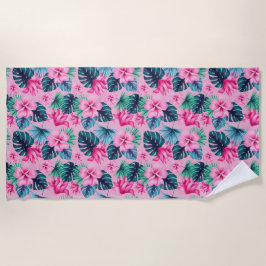 Toalla De Playa Impresión hawaiana