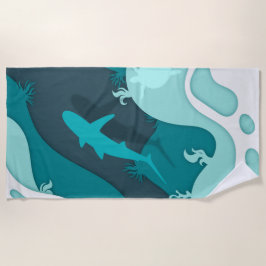 Toalla De Playa Impresión hawaiana