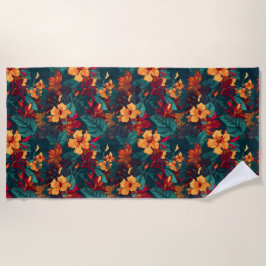 Toalla De Playa Impresión hawaiana