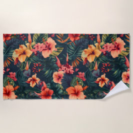 Toalla De Playa Impresión hawaiana