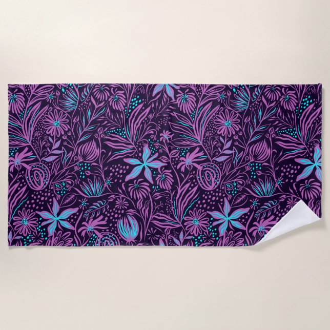 Toalla De Playa Impresión hawaiana (Anverso)