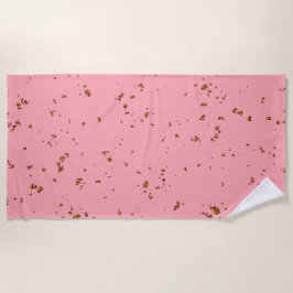 Toalla De Playa Incendios desencadenan sobre tu foto rosa de Rubor