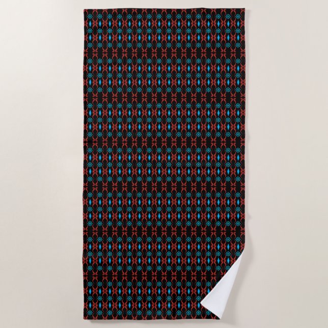 Toalla De Playa India Raya Ornamental (Anverso)
